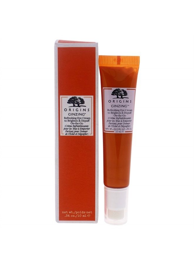 Ginzing Refreshing Eye Cream To Brighten and Depuff Unisex Cream I0096707 0.34 Fl Oz (Pack of 1)