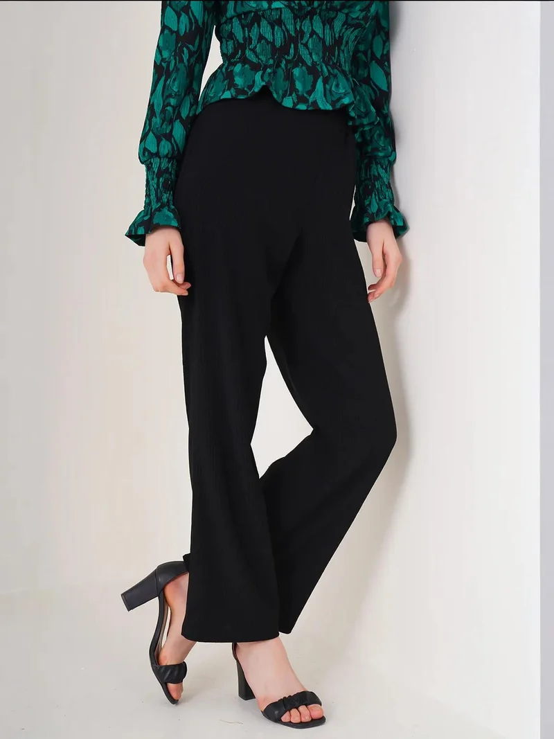 BIG DART BDART Textured Relaxed Fit Knit Pants