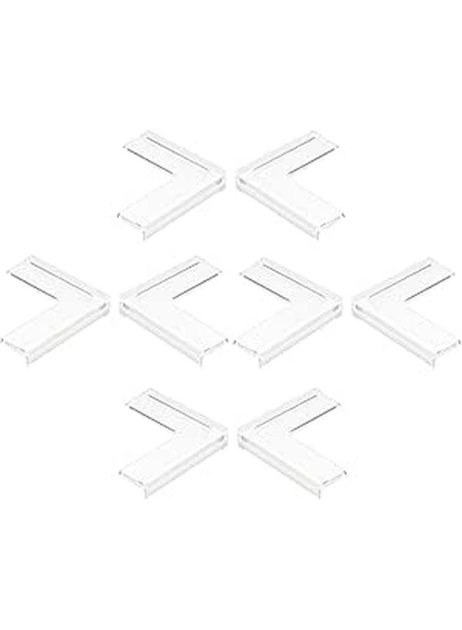 8Pcs Clear Soft Silicone Corner Protectors Edge Guards Anti Collision Bumpers for Childproofing Furniture - Image 1