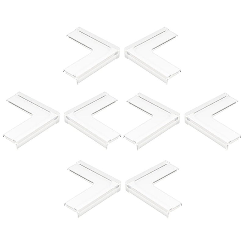 8Pcs Clear Soft Silicone Corner Protectors Edge Guards Anti Collision Bumpers for Childproofing Furniture - Image 2