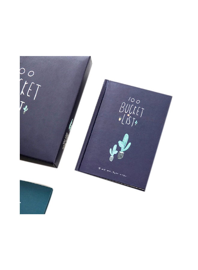 نيبمينينت طقم أدوات مكتبية للهدايا مكون من دفتر ملاحظات لتنظيم الأعمال أزرق كحلي