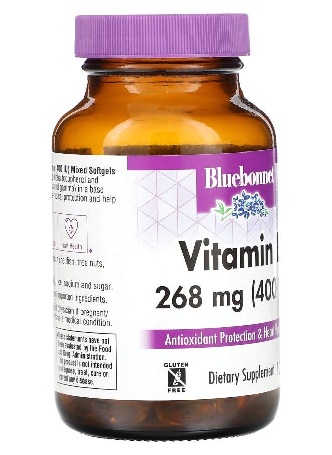 Bluebonnet Nutrition Vitamin E 100 Softgels  - Image 2