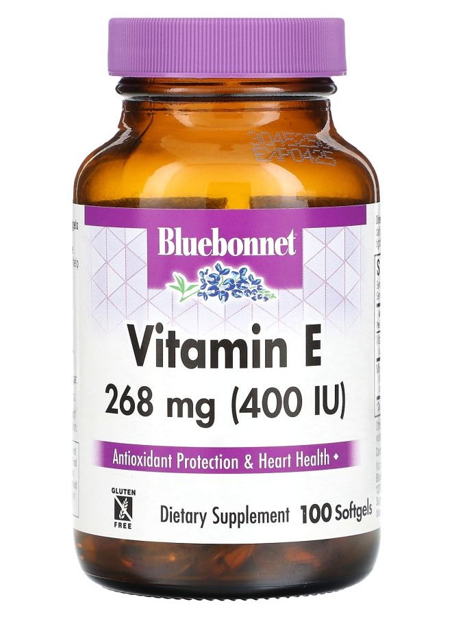 Bluebonnet Nutrition Vitamin E 100 Softgels  - Image 1