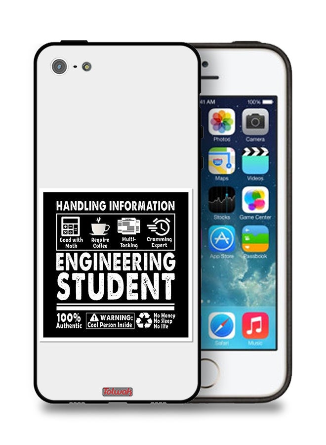 Tolwak غطاء حماية آيفون 5/5s/SE ملصق طالب هندسة - Image 1