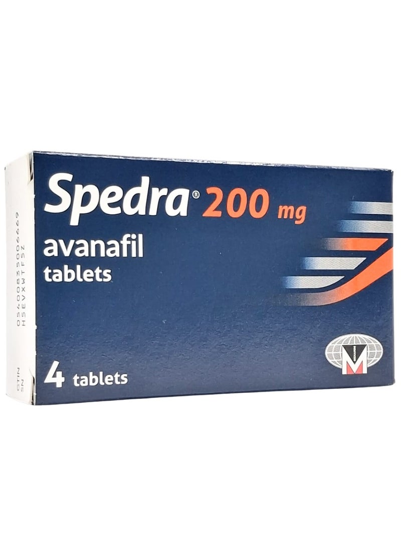 Menarini SPEDRA 200MG TAB 4'S - Image 1