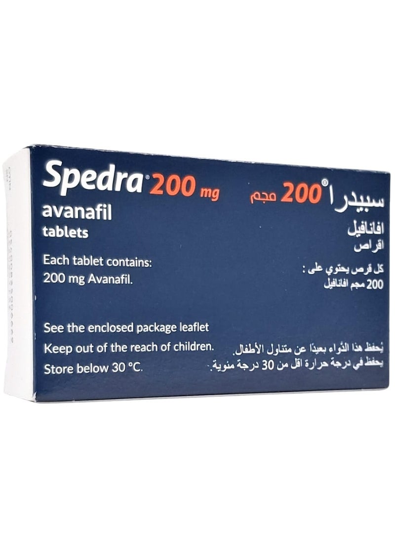 Menarini SPEDRA 200MG TAB 4'S - Image 2