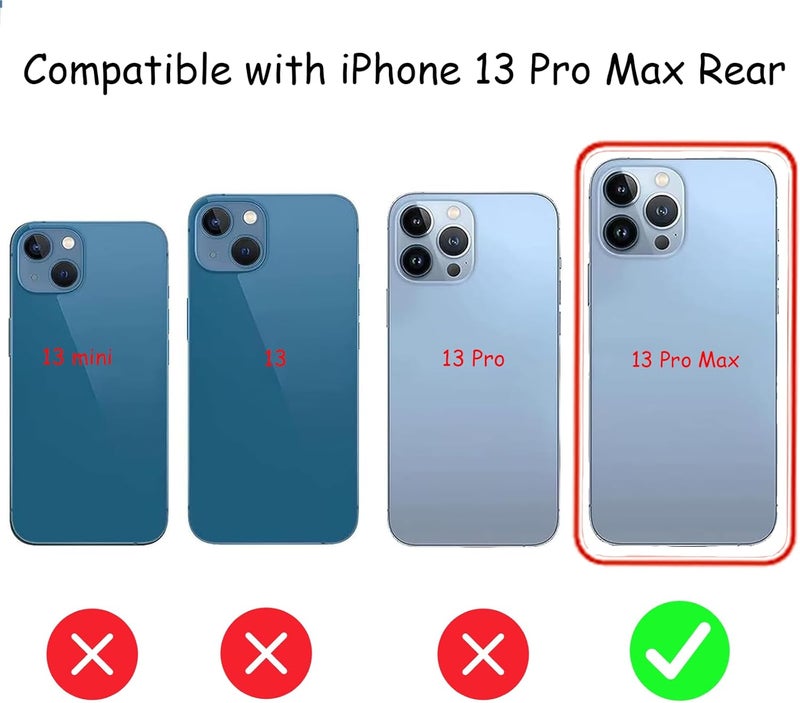 Anglepingping 13 Pro Max Back Glass Replacement for iPhone 13 Pro Max Rear Back Glass with Pre-Installed Adhesive and Tools(Sierra Blue) - Image 2