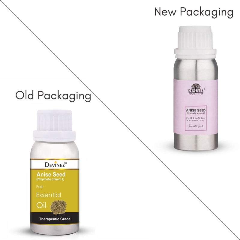 Devinez Anise Seed Essential Oil, 100% Pure, Natural & Undiluted, 100ml in Anodized Aluminum Bottle - Image 2