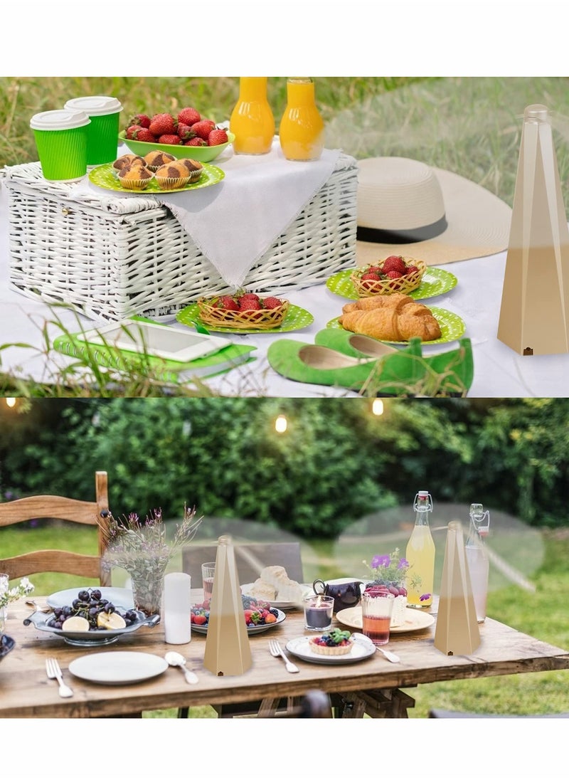 KASTWAVE Fly Repellent Fan, Portable Picnic Table Fan, Outdoor Bug Fan Repellent for Indoor Outdoor Keep Flies Away from Your Food and Your Family ( 2 Pcs )  - Image 5