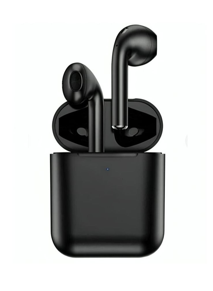 BD TWS Wireless Earphones with Hanging Rope and Wireless Charging Bluetooth 5.3 Black - Image 1