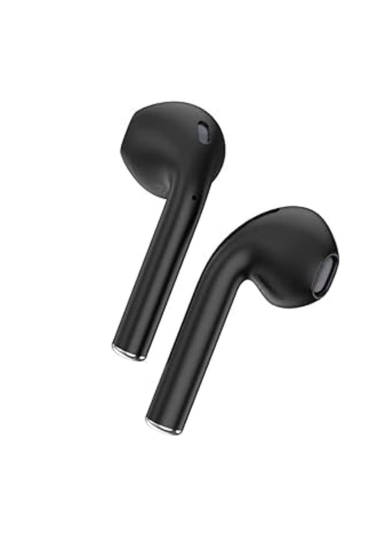 BD TWS Wireless Earphones with Hanging Rope and Wireless Charging Bluetooth 5.3 Black - Image 2