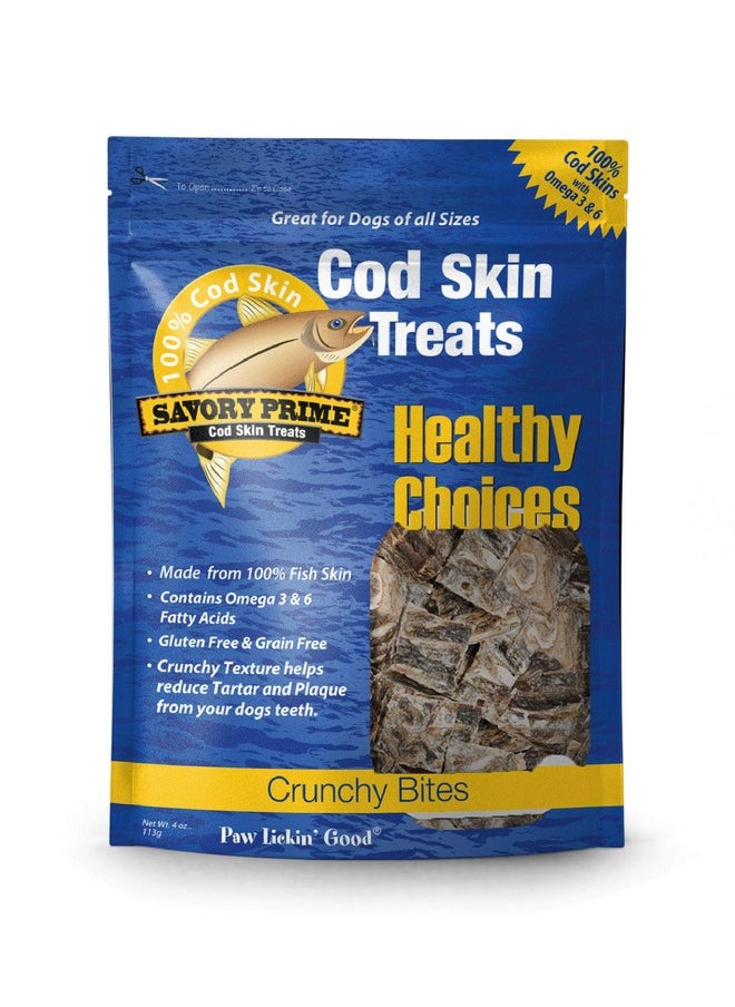 Savory Prime - Cod Skin Crunchy Bites, 4Ounce (61004) - Image 1