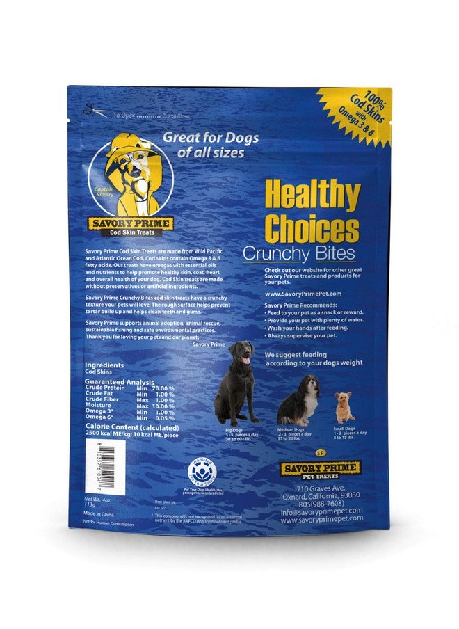 Savory Prime - Cod Skin Crunchy Bites, 4Ounce (61004) - Image 1