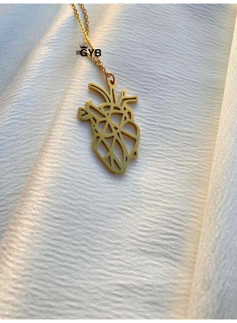 سلسله استانلس مطلى ماء ذهب ضدالصدا  - Image 2