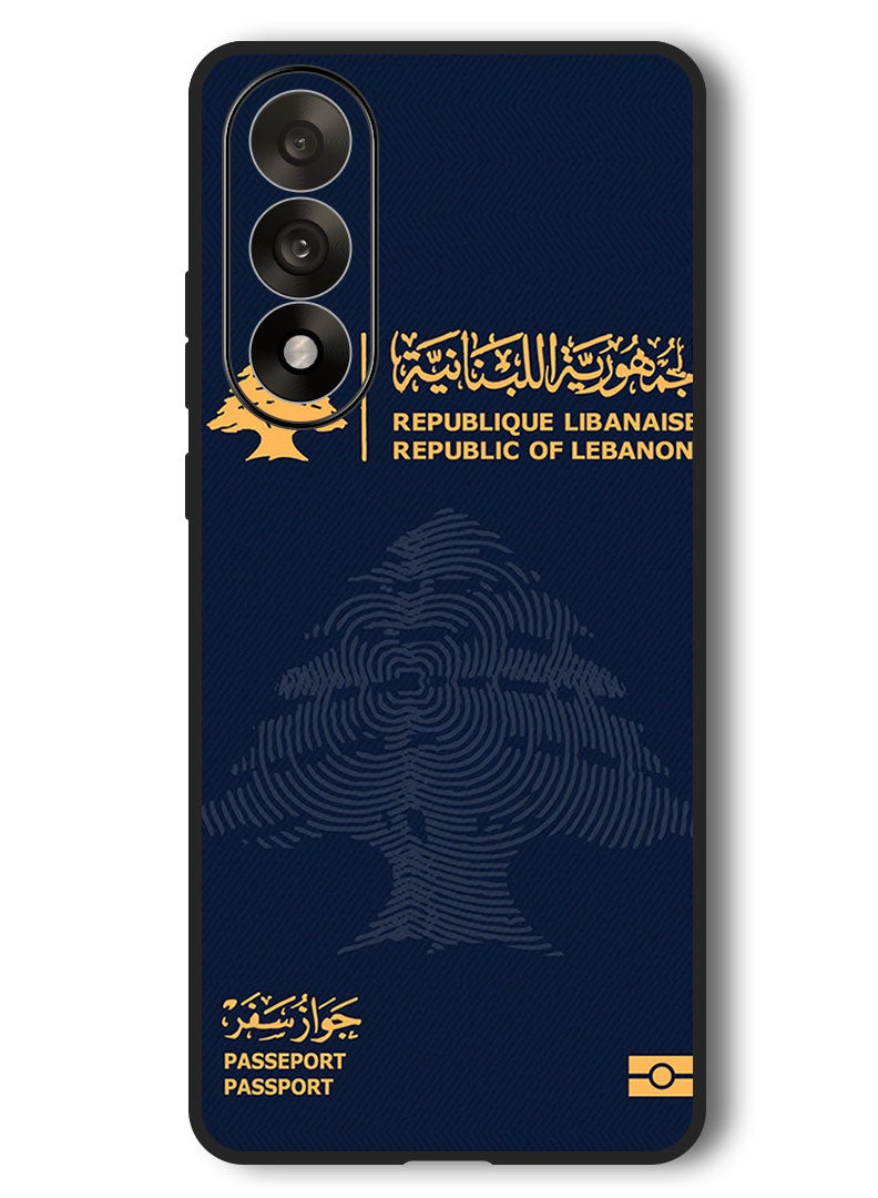 Theodor Case Compatible with OnePlus Nord 5 6.83 Inch Protection Shockproof Bumper Cover Lebanon Passport - Image 1