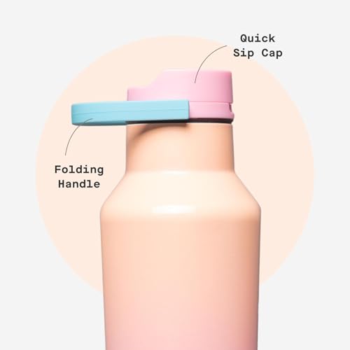 Corkcicle Sport Canteen - Keeps Drinks Cold 25 Hours - Stainless Steel Water Bottle - Triple-Insulated - Spill-Proof - Summer Drinkware Gift - Keeps Drinks Ice Cold - 20 oz - Lover - Image 5