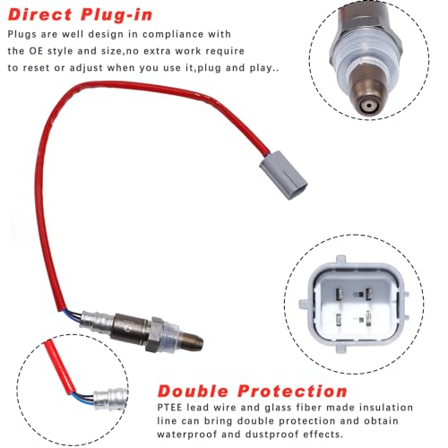 MANATEE Upstream Left and Right Oxygen O2 Sensor Compatible with Infiniti QX56 5.6, for Nissan Xterra Titan Pathfinder Armada Frontier 350Z Maxima 4.0 5.6, for Suzuki Equator 4.0 (2 Pcs) - Image 4