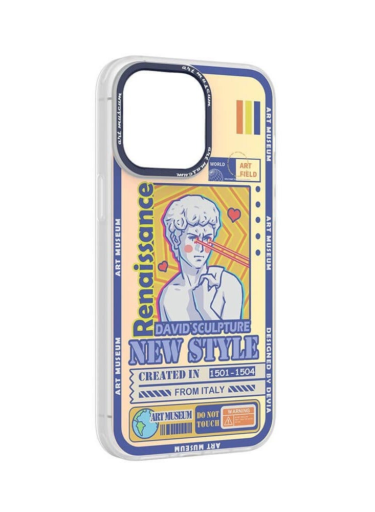 Devia Back Cover Q-Art Series Protective Case for iPhone 14 Pro Max (6.7) - Q3