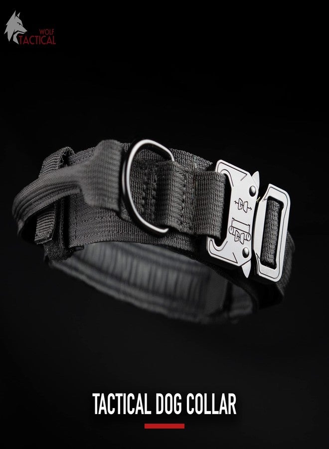 WOLF TACTICAL Dog Collar for Large Dogs Military Heavy Duty Dog Collars for Large Dogs Pitbull Collar German Shepherd Collar - Image 3