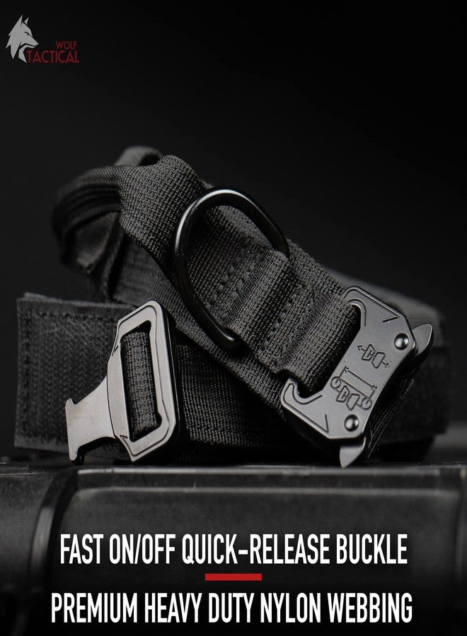 WOLF TACTICAL Dog Collar for Large Dogs Military Heavy Duty Dog Collars for Large Dogs Pitbull Collar German Shepherd Collar - Image 4