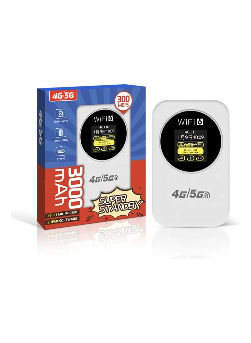 راوتر CPE لاسلكي صغير (4G) مفتوح الشبكة / نقطة اتصال Wi-Fi محمولة مع منفذ شريحة SIM – مناسب للمنزل والسفر - Image 1