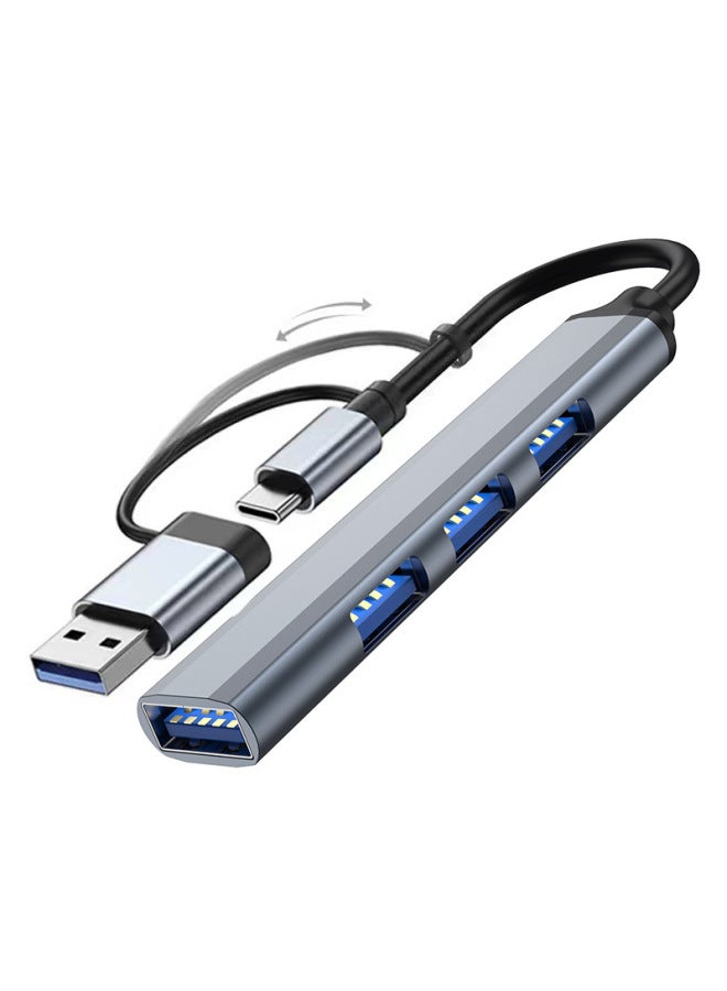 Usb3.0 Extender Multi-function One-to-four Splitter Hub Hub High-speed Laptop Extension Dock - Image 3