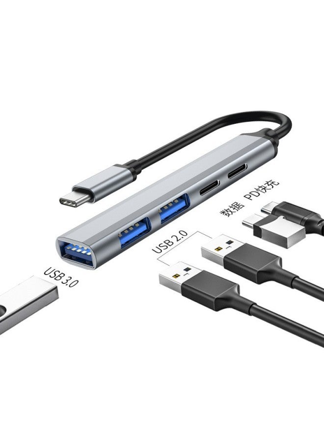 Usb3.0 Extender Multi-function One-to-four Splitter Hub Hub High-speed Laptop Extension Dock - Image 4