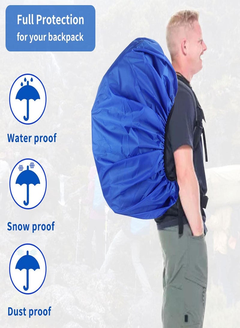 GGOOT Backpack Rain Cover Waterproof,Reflective Backpack Covers Rainproof For Travel - Backpack Waterproof Foldable Backpack Daypack For Travel Camping Hiking Outdoor Sports - Image 5