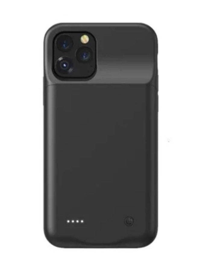 SHOPI - 4500 mAh Ultra Slim Portable Wireless Charging Liquid Silicone Phone Protective Charger Battery Power Bank Case For iPhone 13 Pro Max Black - Image 1
