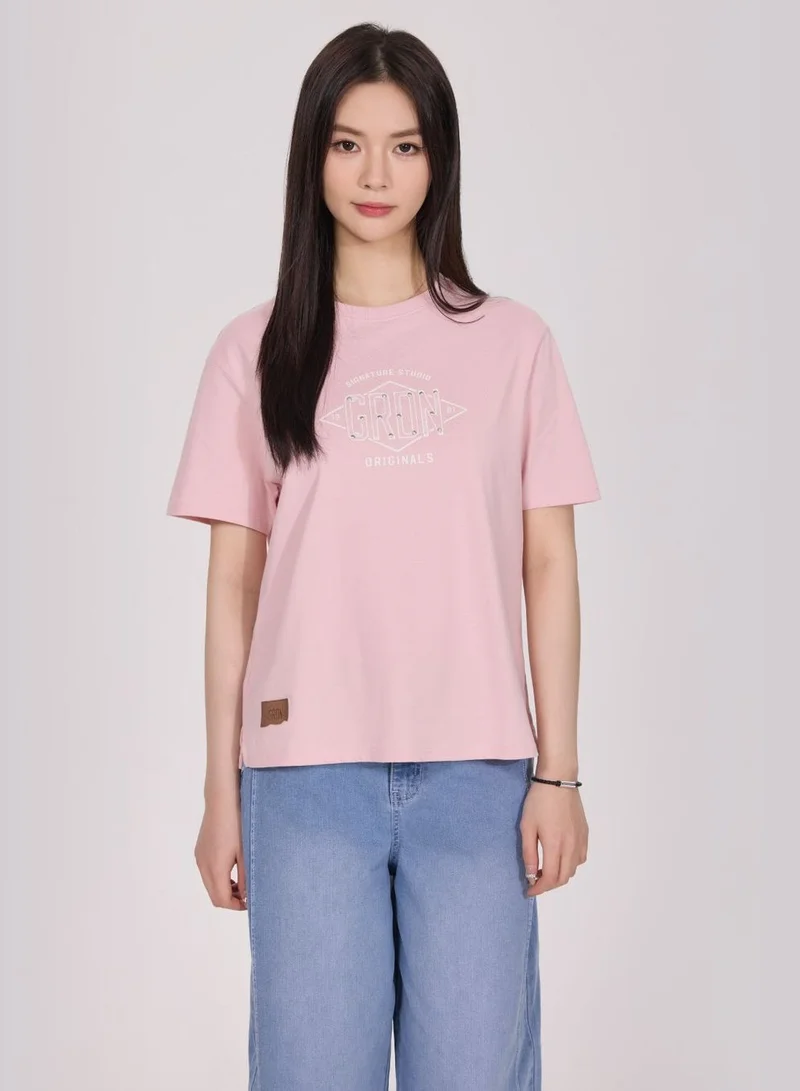 GIORDANO Women Boyfriend Cotton Graphic Tee