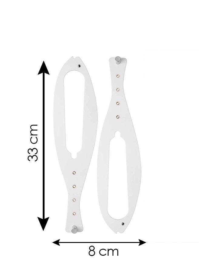 Bukela Cat Door Latch, Flex Latch Cat Door Holder, Cat Door Stopper to Keep Dog Out of Litter Boxes and Food, 5 Adjustable Size Strap 2.5-6" Wide, No Measuring, Easy to Install, White（2 Pcs） - Image 3