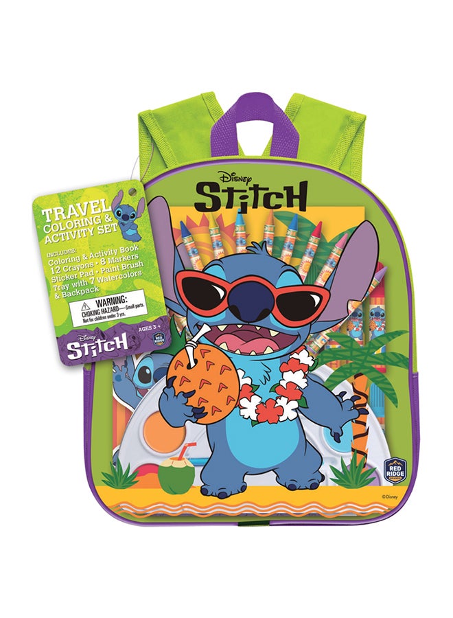 Disney Stitch Travel Coloring & Activity Set | Learning & Educational Set | Fun Activity | Perfect Gift for Kids | Age 3+ - Image 1