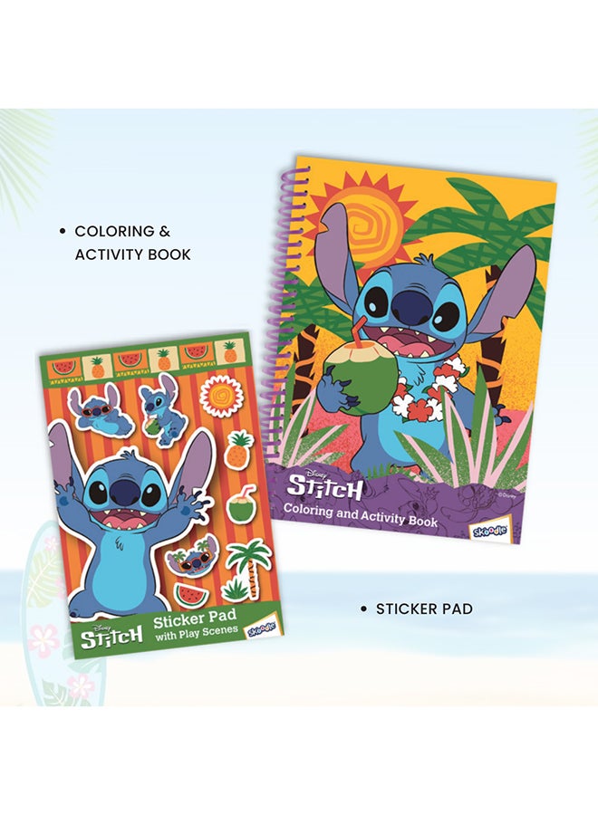 Disney Stitch Travel Coloring & Activity Set | Learning & Educational Set | Fun Activity | Perfect Gift for Kids | Age 3+ - Image 2