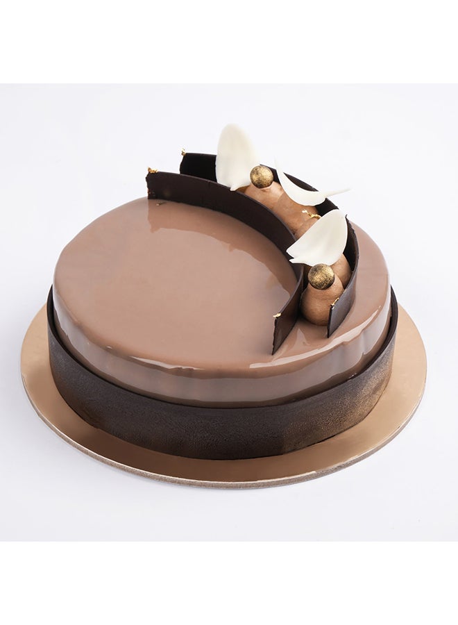 Ferns N Petals Luxurious Caramel Gold Fudge Cake - Image 1