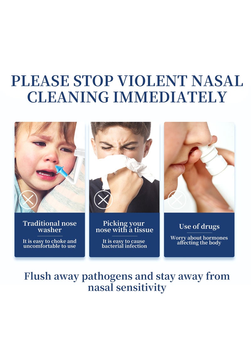 ساوث مون رذاذ الأنف الفسيولوجي بمياه البحر، رذاذ لطيف لتنظيف الأنف لاحتقان الأنف وحكة الأنف - Image 4