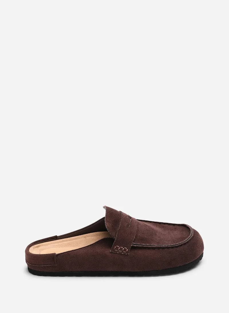 ويرز ذات فروم Honeybee Dark Brown Low Back Slip on Mule