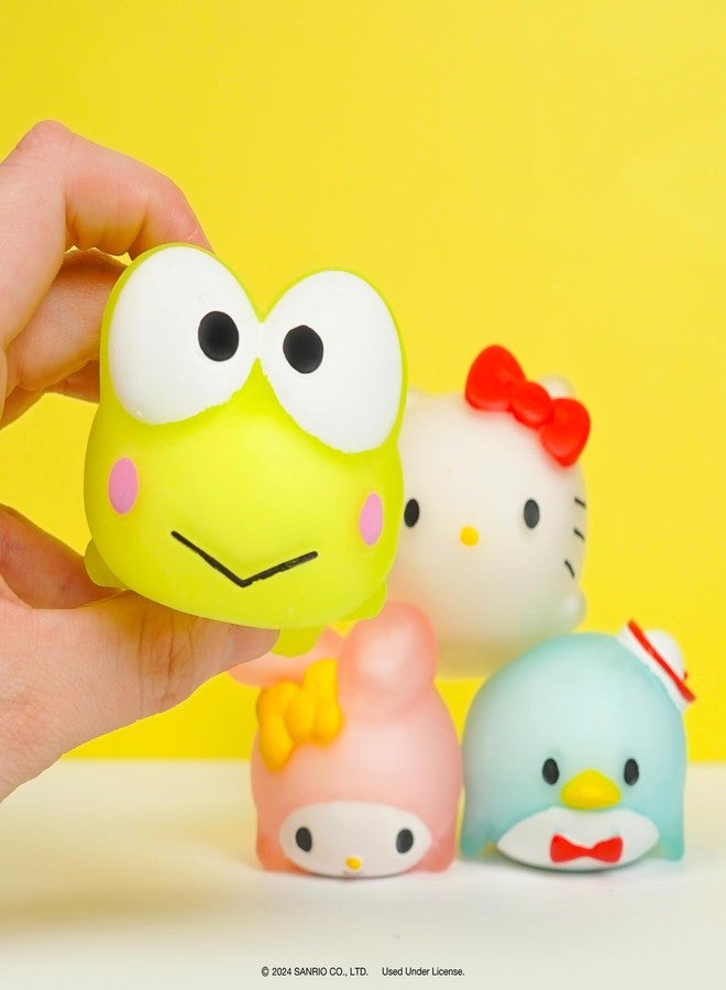 Hamee SquiSHU Sanrio Hello Kitty and Friends Squishy Toy - [Pull Stretchy Dough Fidget Sensory Toy] [Soft Squeeze Ball] Relaxing Fun Gift for Kids, Adults - Keroppi - Image 3