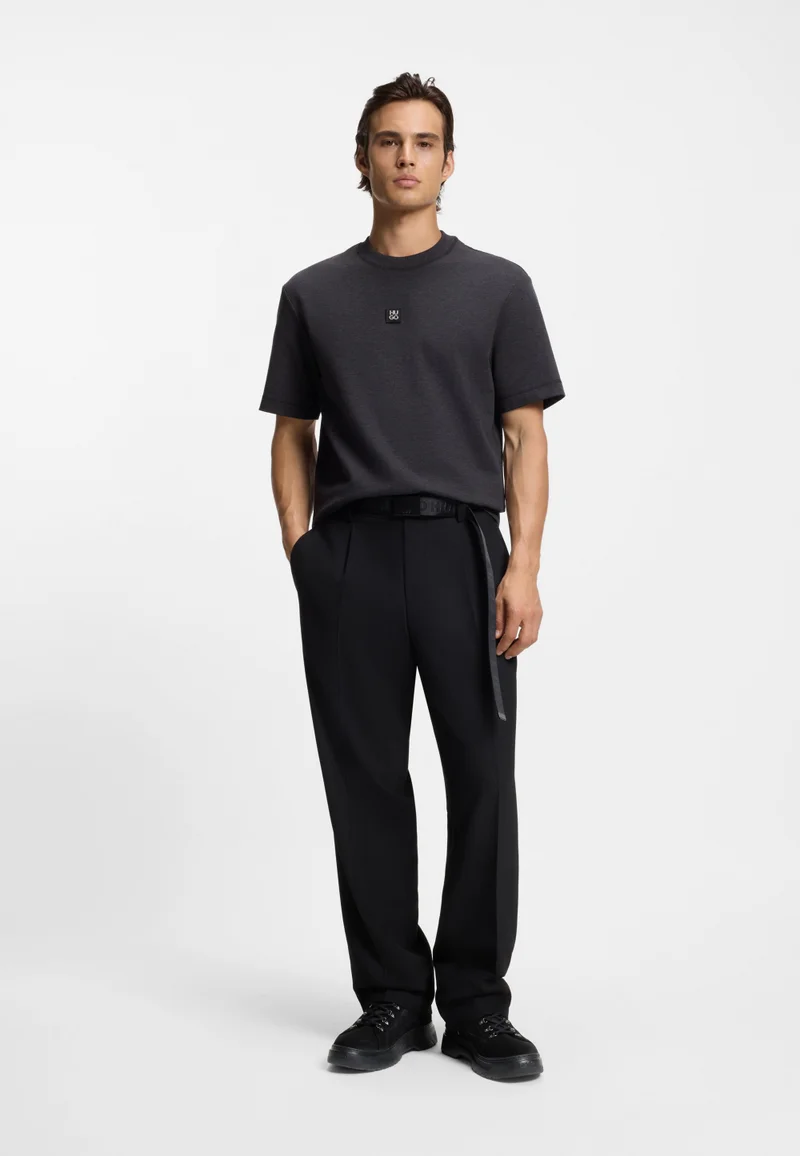 HUGO black Hybrid boots in suede and canvas for Men | Best Price UAE