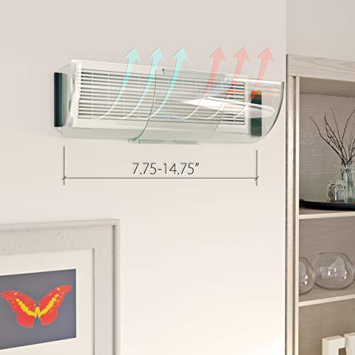 HOME INTUITION موجه حراري ومغناطيسي قابل للتعديل للفتحات، الجدران الجانبية، وسجلات السقف من هوم إنتويشن - Image 2
