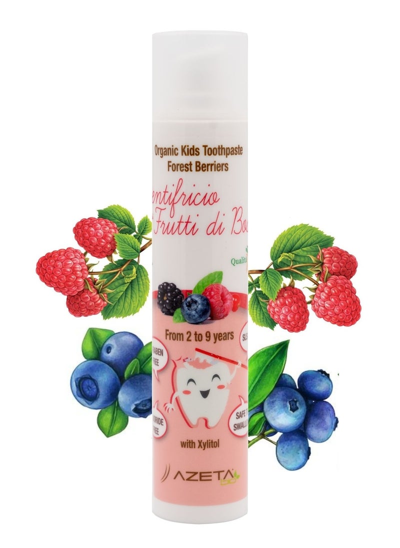 Azeta Bio - Organic Kids Toothpaste Forest Berries - Image 1