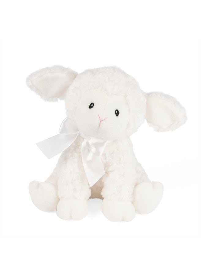 GUND Baby Lena Lamb Keywind Musical Plush, Plays Brahms’ Lullaby, Stuffed Animal Sensory Toy for Babies 10 Months & Up, White, 10” - Image 1