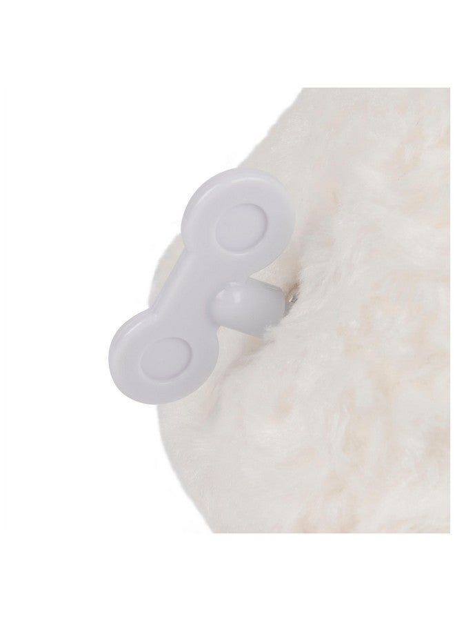 GUND Baby Lena Lamb Keywind Musical Plush, Plays Brahms’ Lullaby, Stuffed Animal Sensory Toy for Babies 10 Months & Up, White, 10” - Image 5