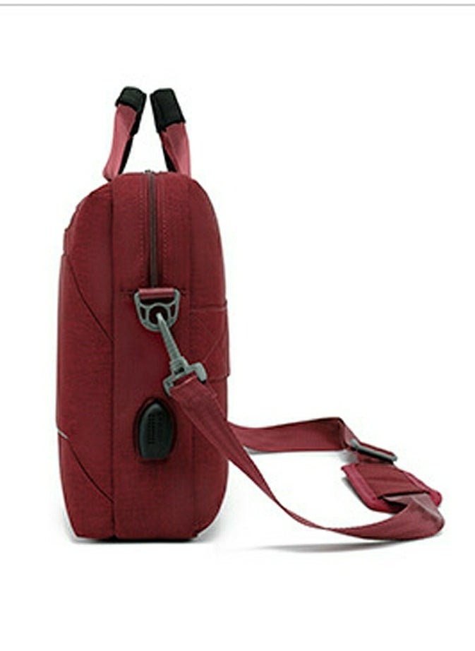 CoolBELL - Large Capacity Laptop Bag Multi-Functional Briefcase Red - Image 1