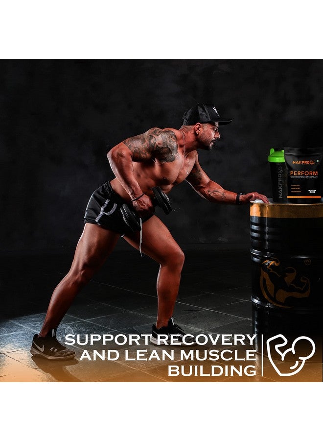 NAKPRO Perform Whey Protein Concentrate 2kg Unflavoured | 24g Protein, 5.3g BCAA | Trustified Certified 100% Authentic Supplement Powder & No Adulteration | Fast Absorbing Whey Protein Powder - Image 4