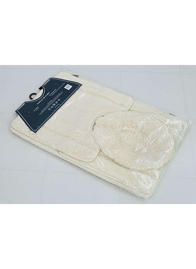 Cannon - Acrylic Bath Mat 4Pc White - Image 1
