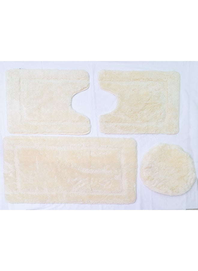 Cannon - Acrylic Bath Mat 4Pc White - Image 1