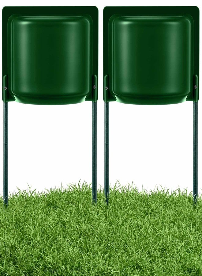 LemonRoad Lasnten 2 Pcs Sprinkler Guard Green Sprinkler Splash Shield Plastic Head Protector Overspray Protector Guard for Lawns, Parks, Garden - Image 1