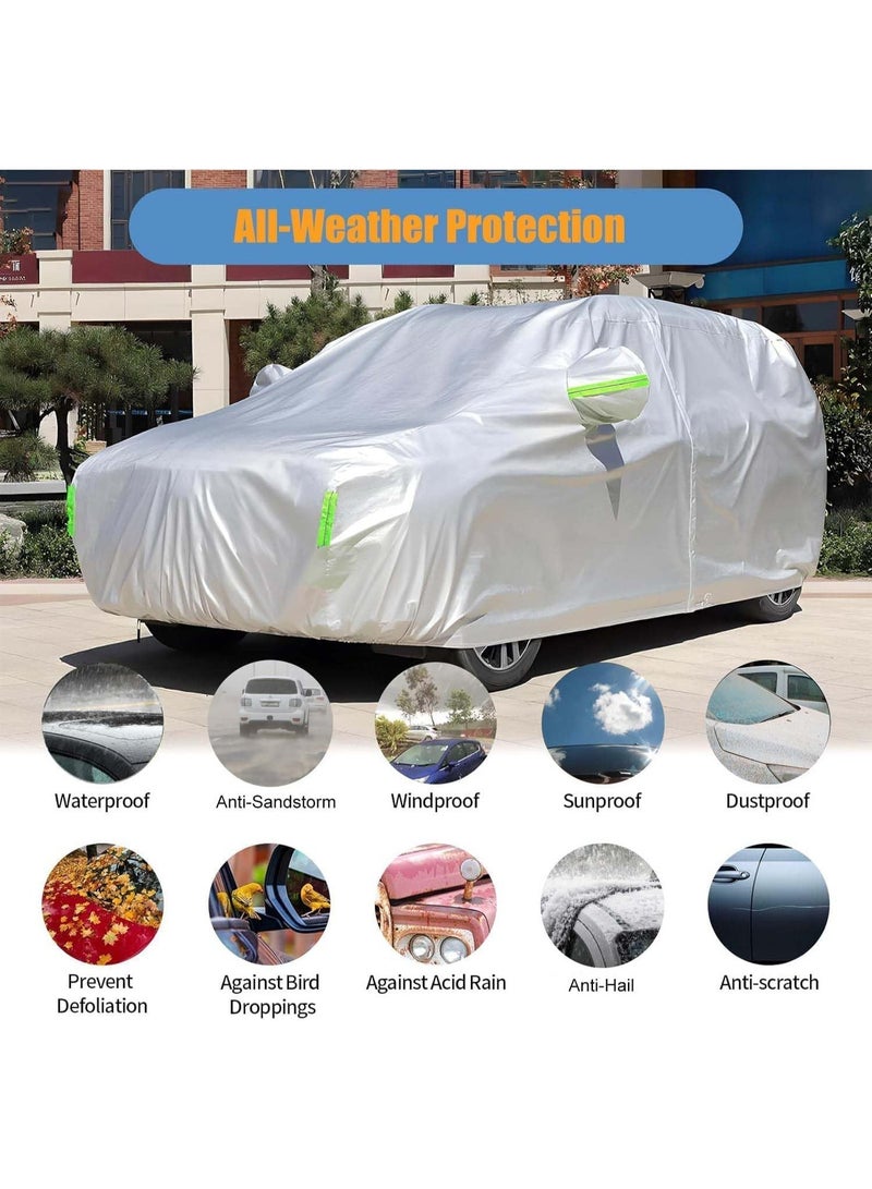 BLAZINGLY Premium 2-Layer Car Cover for Jetour T1 & Jetour T2 | Waterproof, Heat & UV Resistant - Image 4