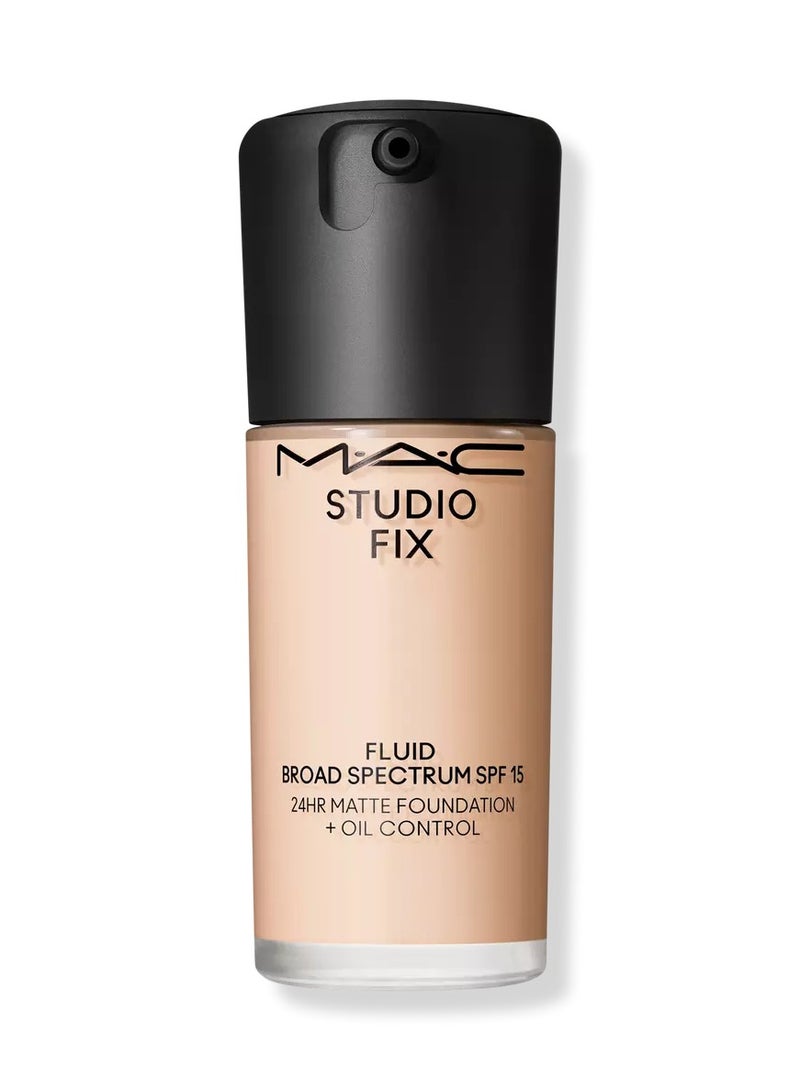 MAC Cosmetics Studio Fix Fluid Spf 15  Matte Foundation + Oil Control NW5, - Image 1