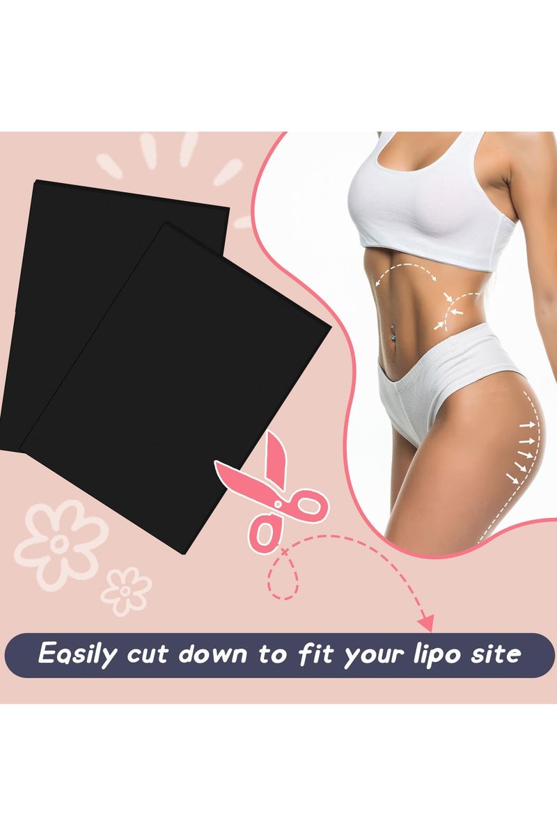 INSIJAM 2 Pack Lipo Foam Surgery Lipo Foam Pads Flattening Abdominal Board Liposuction Pads for Recovery Compression Garment Compression Garment After Liposuction Boards - Image 5